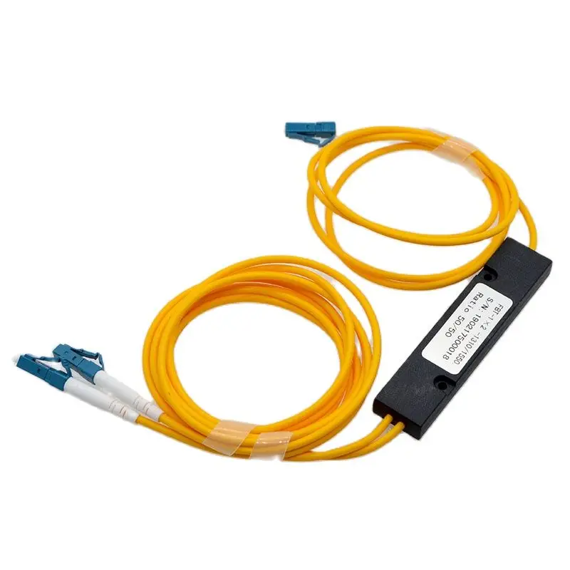 10 Uds nuevo LC/UPC 1:2 divisor de fibra óptica 50:50 tipo cónico de modo único caja cónica divisor de fibra óptica LC envío gratis - imagen 3