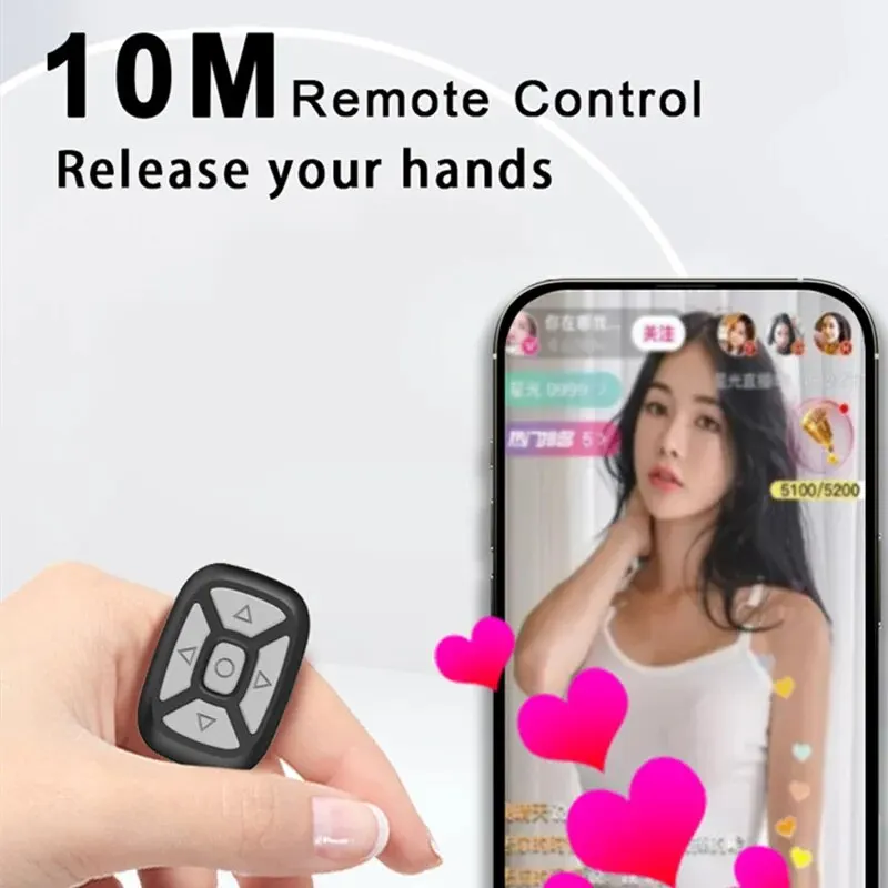 Inalámbrico Bluetooth móvil Selfie perezoso música instantánea vídeo Control remoto anillo teléfono móvil controlador Bluetooth para Xiaomi Apple - imagen 5