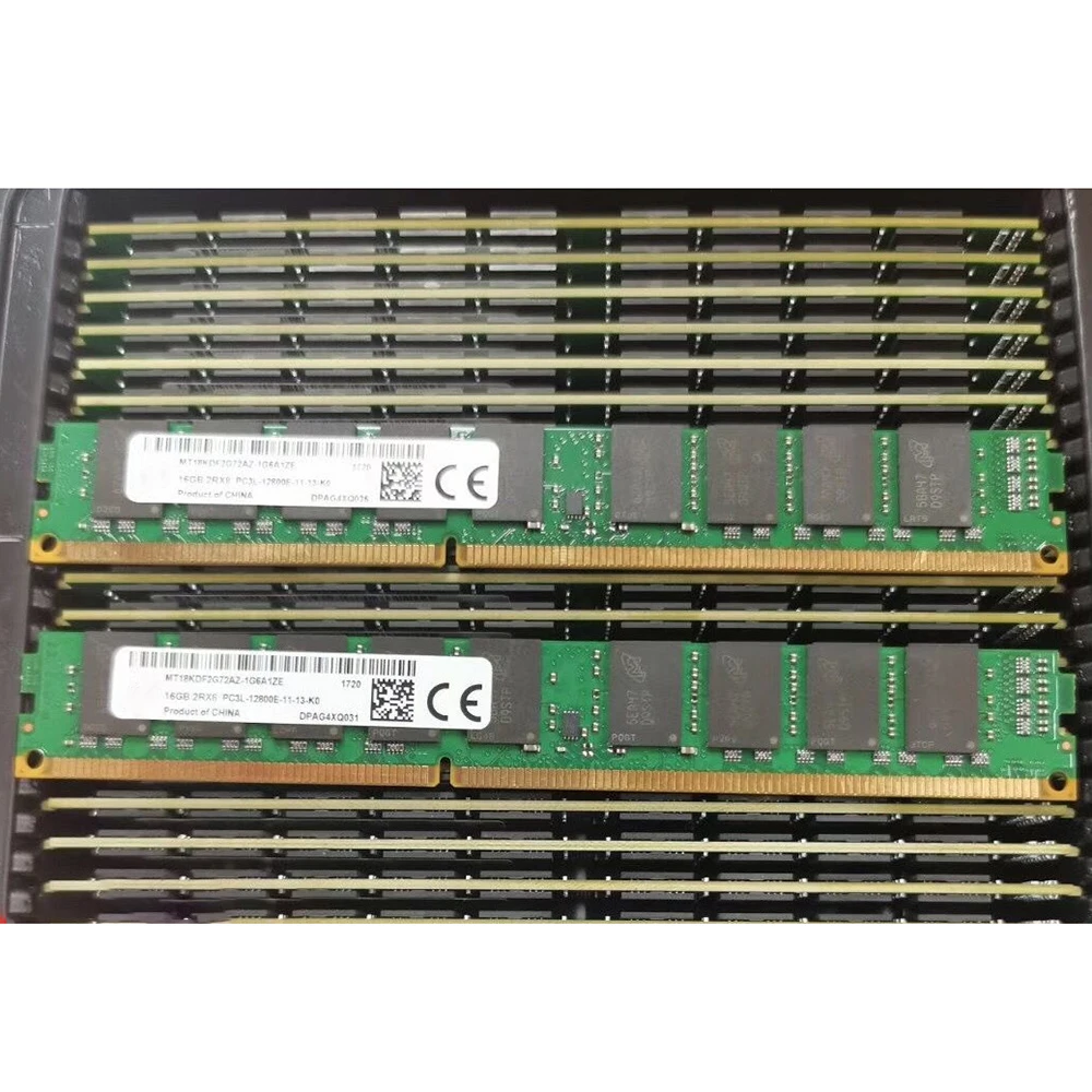 1 Uds MT18KDF2G72AZ-1G6A1ZE/ZG 16GB 16G RAM 2RX8 DDR3L 1600 PC3L-12800E medio U para memoria de servidor MT - imagen 5