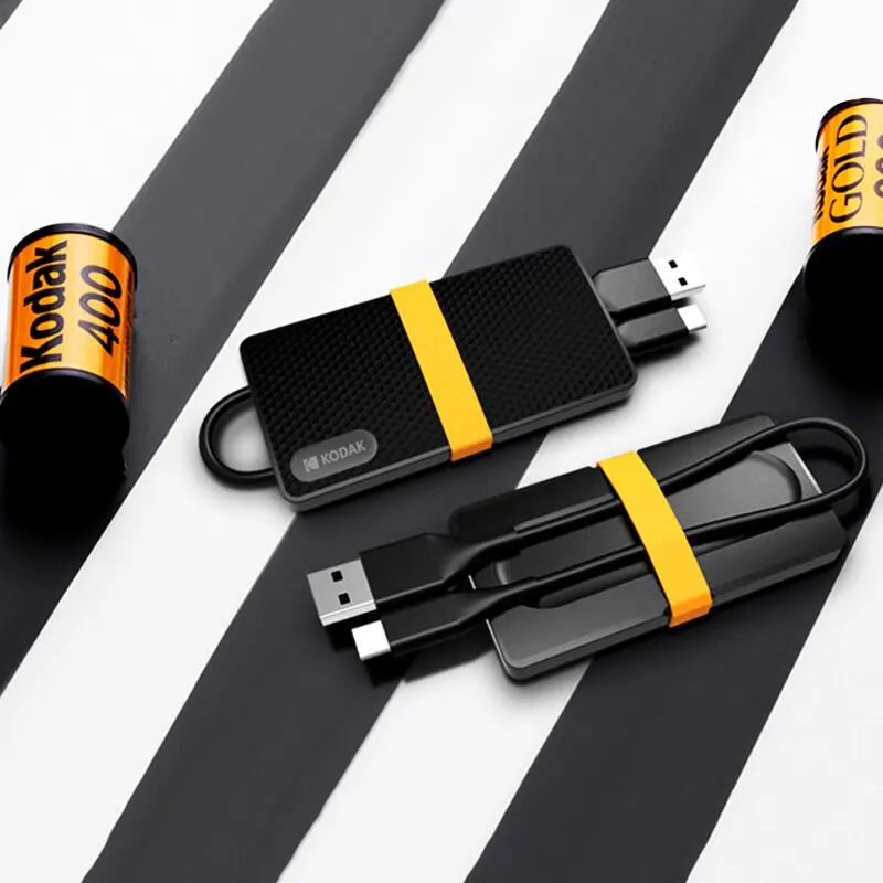 Kodak SSD 1TB X200 SSD portátil USB 3,1 tipo C unidad externa disco duro 512GB 256GB unidad de estado sólido para PS4 portátil Macbook PC - imagen 3