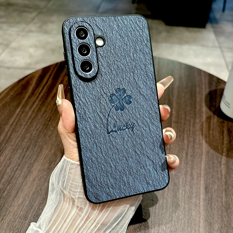 Funda de cuero Retro para Samsung Galaxy A56 A55 A54 A16 A15 A36 A26 A53 5G S25Ultra S25 Edge S24 S23 S22 S21 Ultra Plus FE