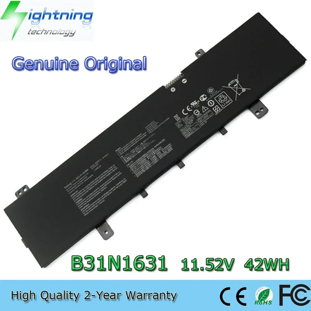 Nueva batería Original para ordenador portátil B31N1631 11,52 V 42Wh para ASUS VivoBook 15 X505BA X505BP A505BA A505BP F505BA 3ICP5/57/81 etc.