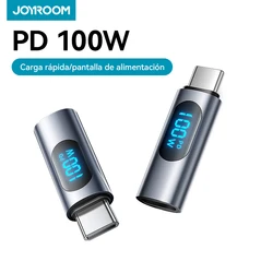 Adaptador OTG Joyroom USB-C 100W con Pantalla Digital