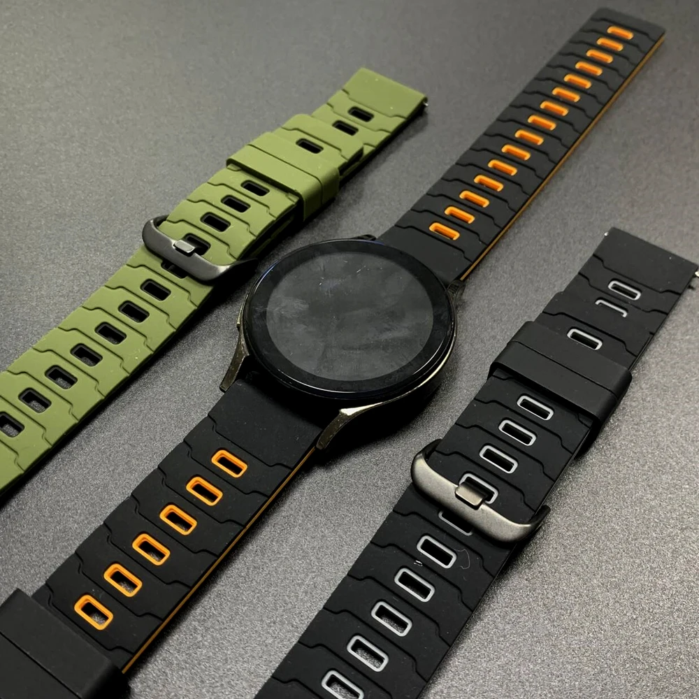 Correa de silicona de 22mm para Fossil Gen 5 Garrett Julianna Carlyle HR/Gen 6 5 5E 44mm/5 LTE 45mm bandas para pulsera AMAZFIT BALANCE 2 - imagen 5