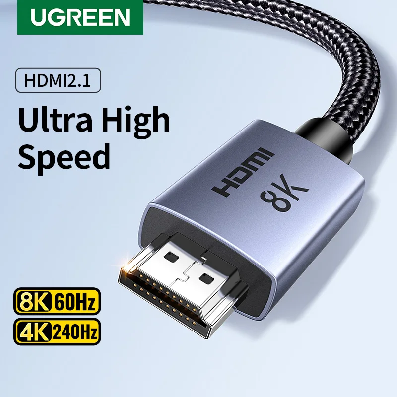 Cable HDMI 8K/60Hz para PS5 Xiaomi TV Box Cable certificado de ultra alta velocidad 8K @ 60Hz 48Gbps Dolby Vision HDCP2.3 - imagen 2