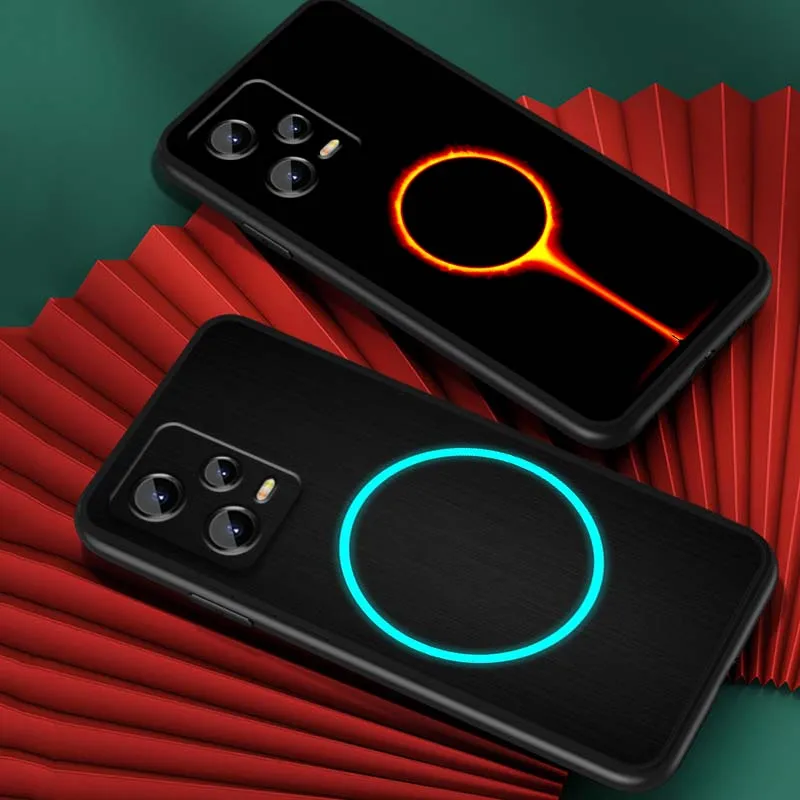 Fibra de carbono redondo fresco para Xiaomi Redmi Note 14 13 12S 11E 11 11S 11T Pro Plus 4G 5G negro suave TPU funda de teléfono - imagen 4