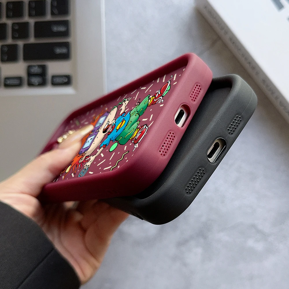 Funda de teléfono con dibujos de r-rugrat Chuckies para Samsung Galaxy A06 A26 A16 A06 A35 A55 A25 A05s A15 A54 A34 A36 A24 A14 A05 4G 5G - imagen 2