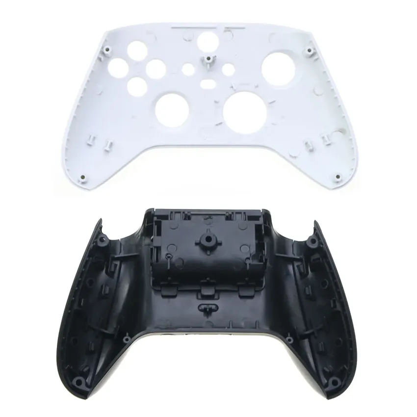 Carcasa de repuesto JCD para controlador Xbox Series X S, carcasa frontal y trasera, cubierta de placa frontal superior e inferior - imagen 3