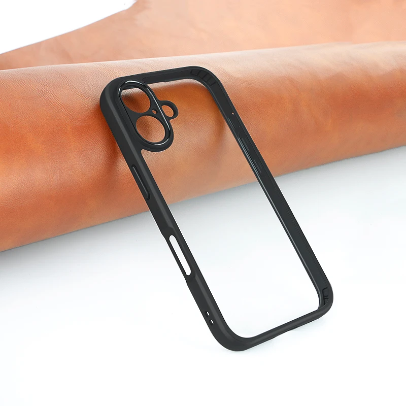 Funda de silicona TPU transparente para iPhone 16 Pro Max, funda protectora a prueba de golpes para iPhone 16 Plus - imagen 2