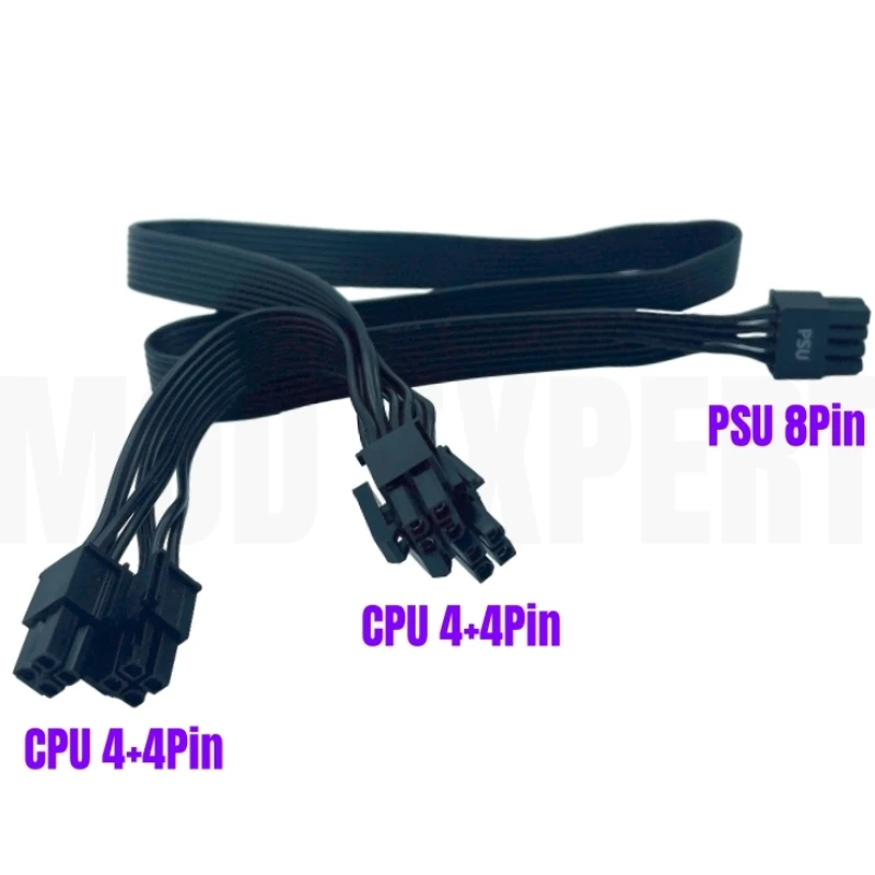 Cable de alimentación de CPU Dual de 8 pines, 4 + 4 pines, EPS/ATX12V, para unidad de fuente de alimentación Modular Seasonic FOCUS SGX-750W, SGX-650W, SGX-550W, SGX-450W - imagen 4