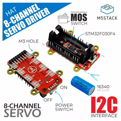 M5Stack M5StickC HAT Servocontrolador Multicanal