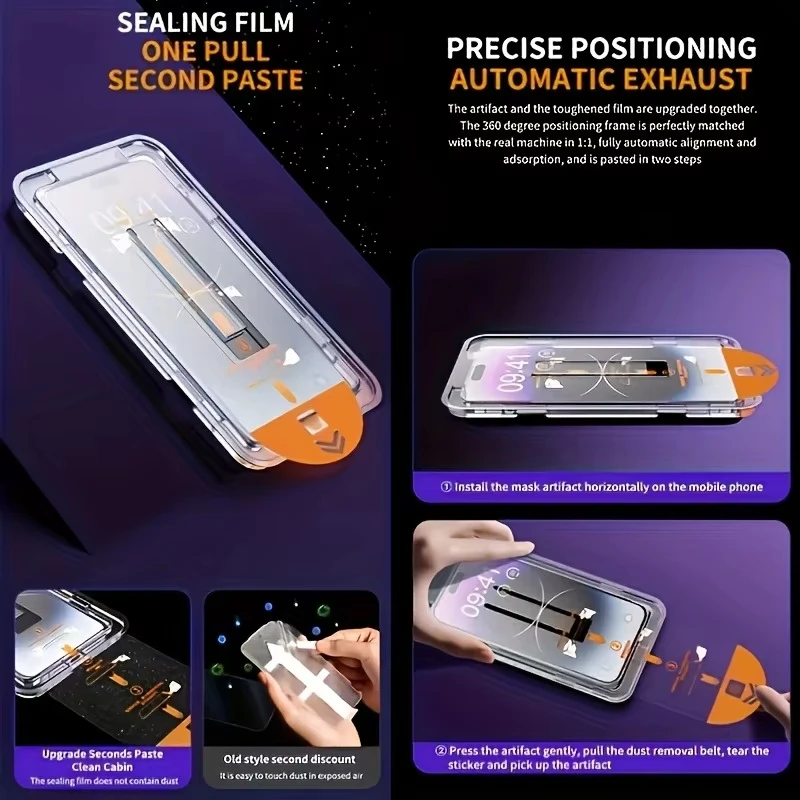 1-5 uds Protector de pantalla de privacidad para Samsung A17 5G A16 A15 A26 A25 A14 A13 A07 A06 A05s A05 A24 A22 A12 vidrio templado antiespía - imagen 5