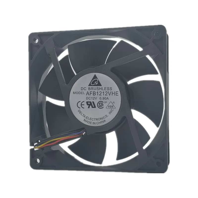 Para delta AFB1212VHE DC 12V 0.90a 12038 12cm 120MM 120*120*38mm ventilador de refrigeración - imagen 2