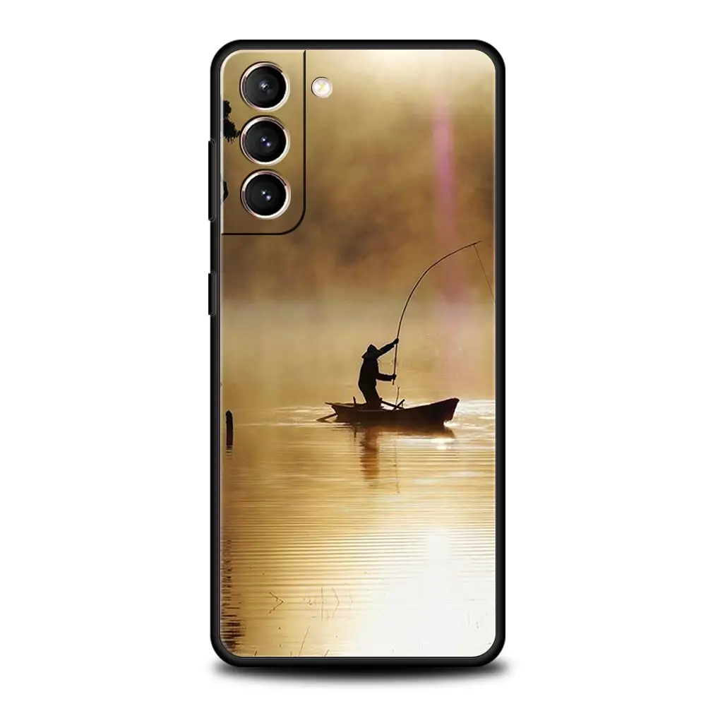 Funda de teléfono de pesca para Samsung Galaxy S24 S23 S22 S20 Ultra S21 FE 5G S10 S9 Plus S10E S8 funda de silicona suave - imagen 5
