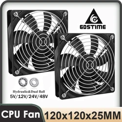 Gdstime Ventilador Axial con Parrilla para Fuente de Alimentación