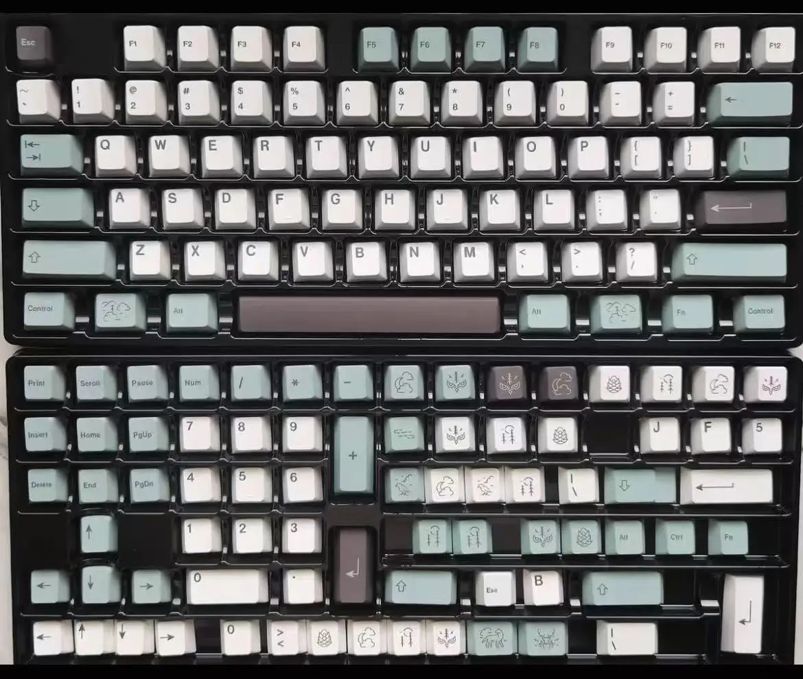 Keycaps GMK November Fog PBT Perfil Cherry - imagen 3