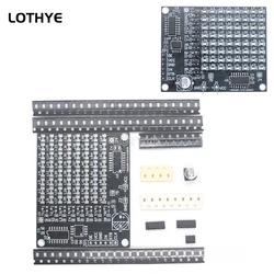Kit de soldadura electrónica DIY con pantalla LED de matriz de puntos