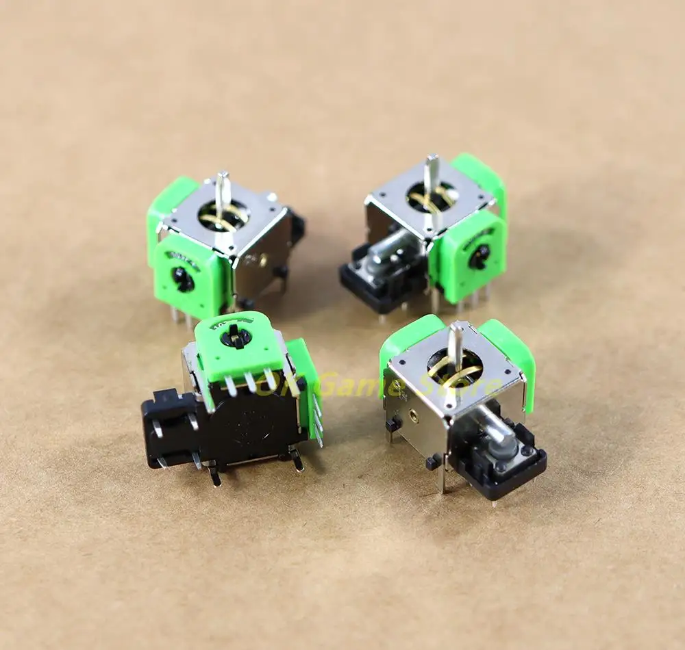 Joystick de repuesto verde y naranja para PS4 Slim Pro, Joystick 3D, Sensor de palo analógico para controlador Playstation 4, 2 uds. - imagen 3