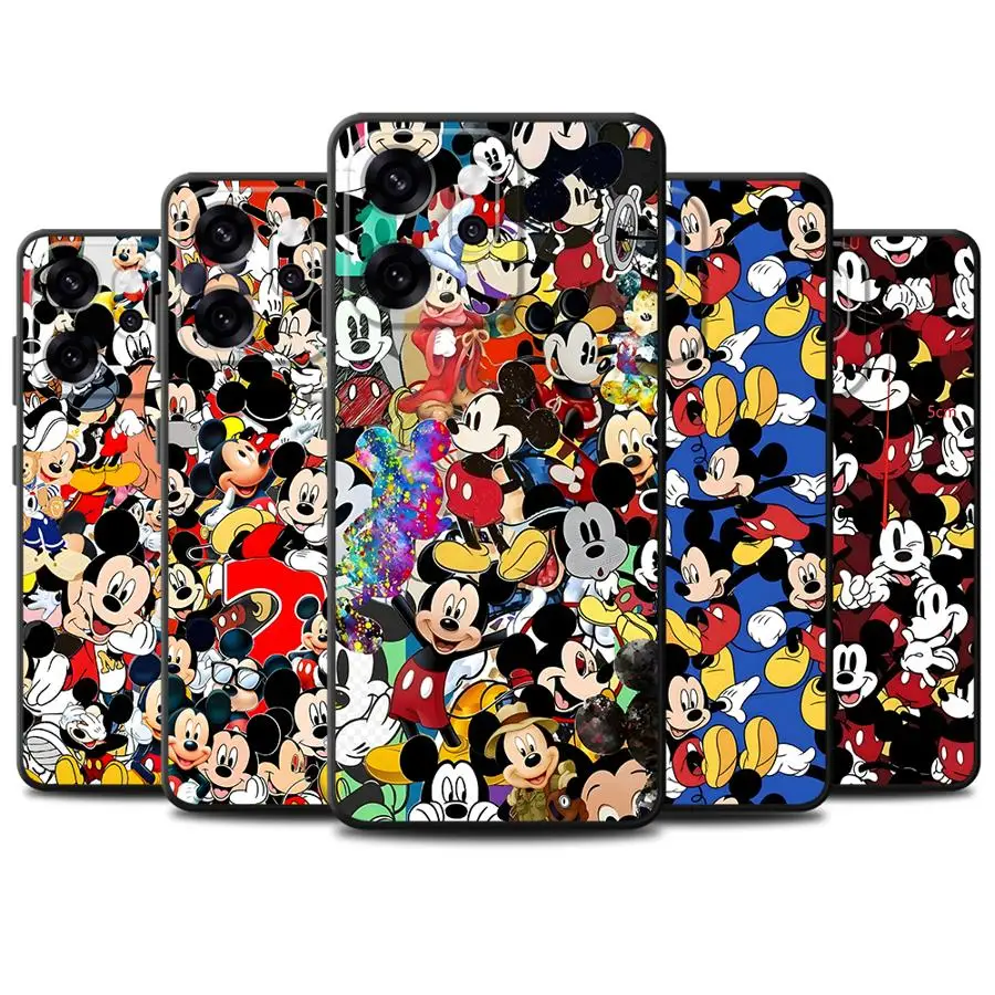 Funda trasera suave para teléfono Oppo Reno A93 A98 A76 A74 Reno 4F 5 6 7 8 10 11 14 A83 A78 A84 A96 F9 F11 F29 Disney lindo Mickey