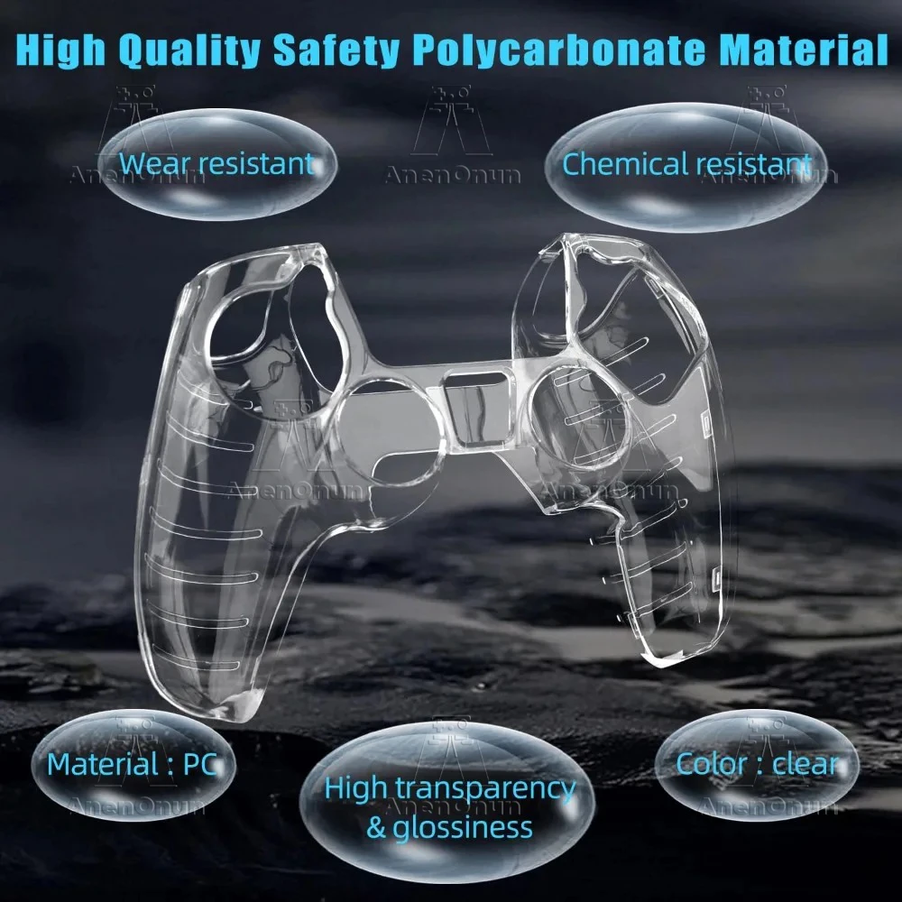 Funda Protectora Transparente Mando PS5 – Anti Caídas y Rayones - imagen 3