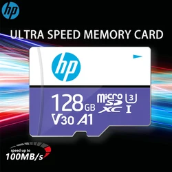 Tarjeta De Memoria HP Micro SD Clase 10 64GB 128GB U3 4K Alta Velocidad Cartao De Memoria Memoria Flash TF Mecard C10