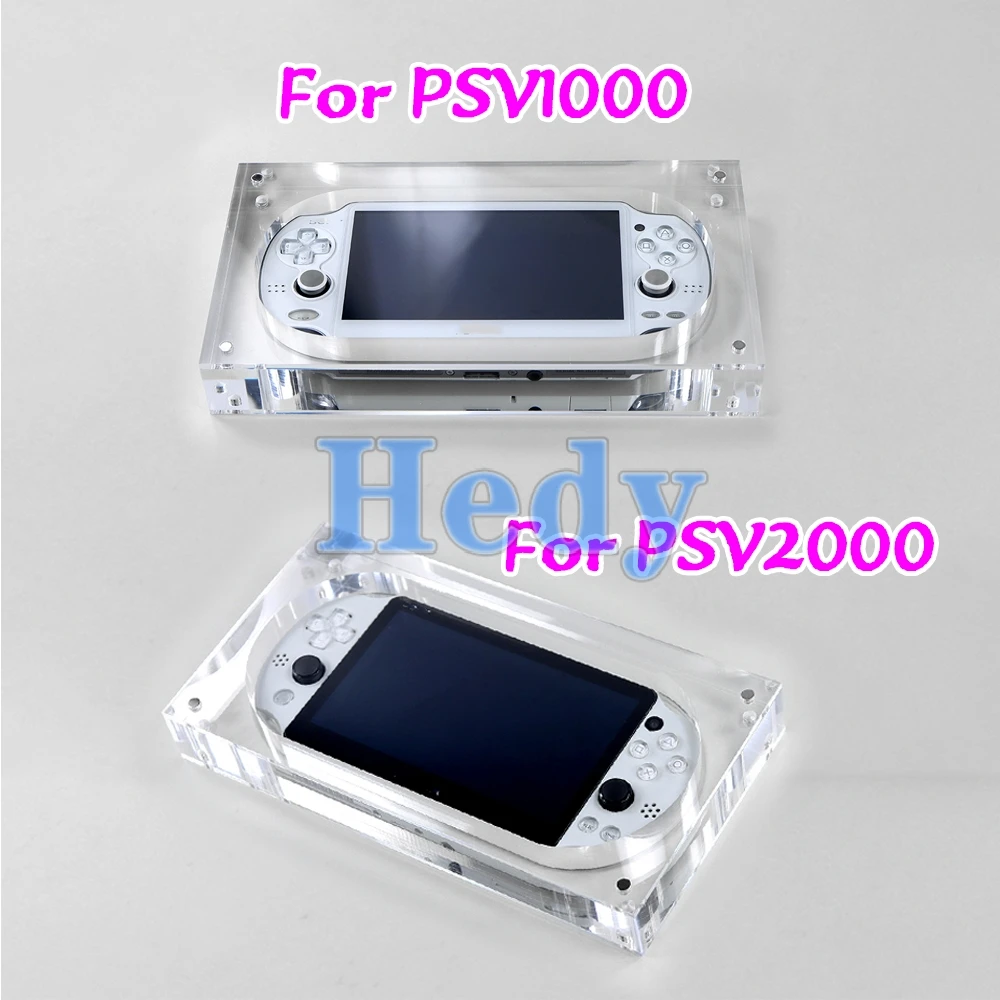 Funda acrílica para PSVITA PSV1000, estuche de almacenamiento de tarjeta transparente para consola PSV 1000, 2000, 1 unidad