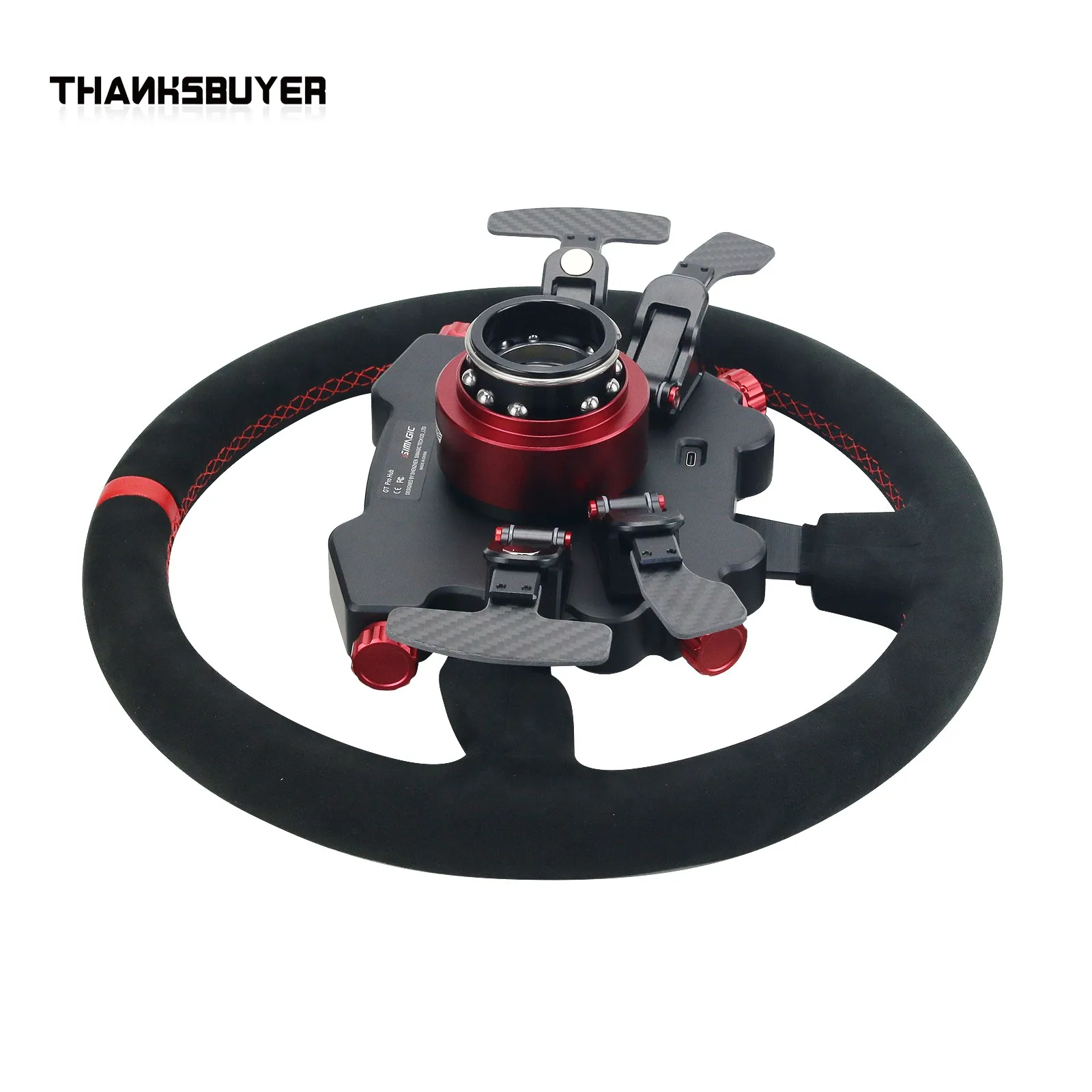 Simagic Racing Wheel PC SIM Racing Volante GT Pro Hub + P-325C/P-325D/P-330R - imagen 4