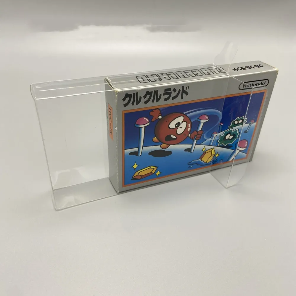 Protectores de caja para ordenador familiar (Famicom), fundas transparentes para cartuchos de videojuegos, cajas de exhibición, 5 unidades