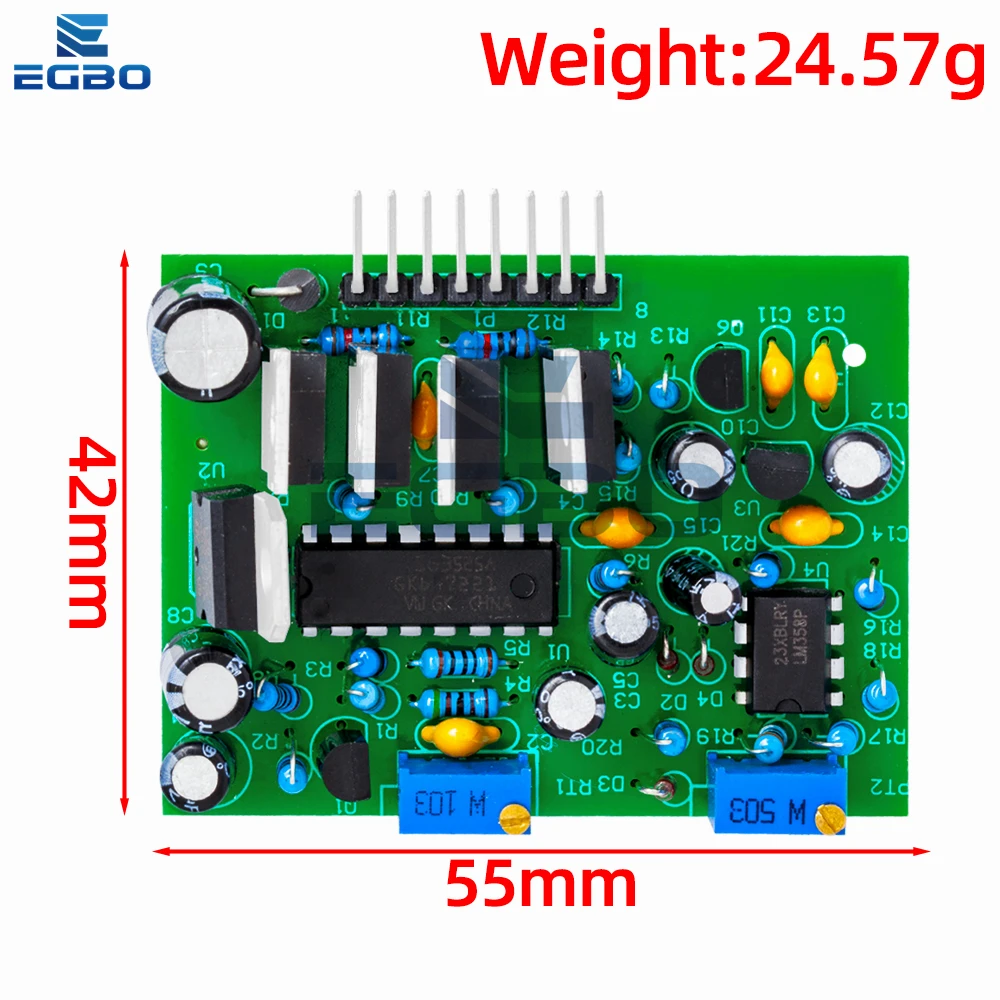 Placa controladora de inversor de 13-40KHz SG3525 LM358 alta corriente ajustable de alta frecuencia DC 12-24V conducción 5000W - imagen 5