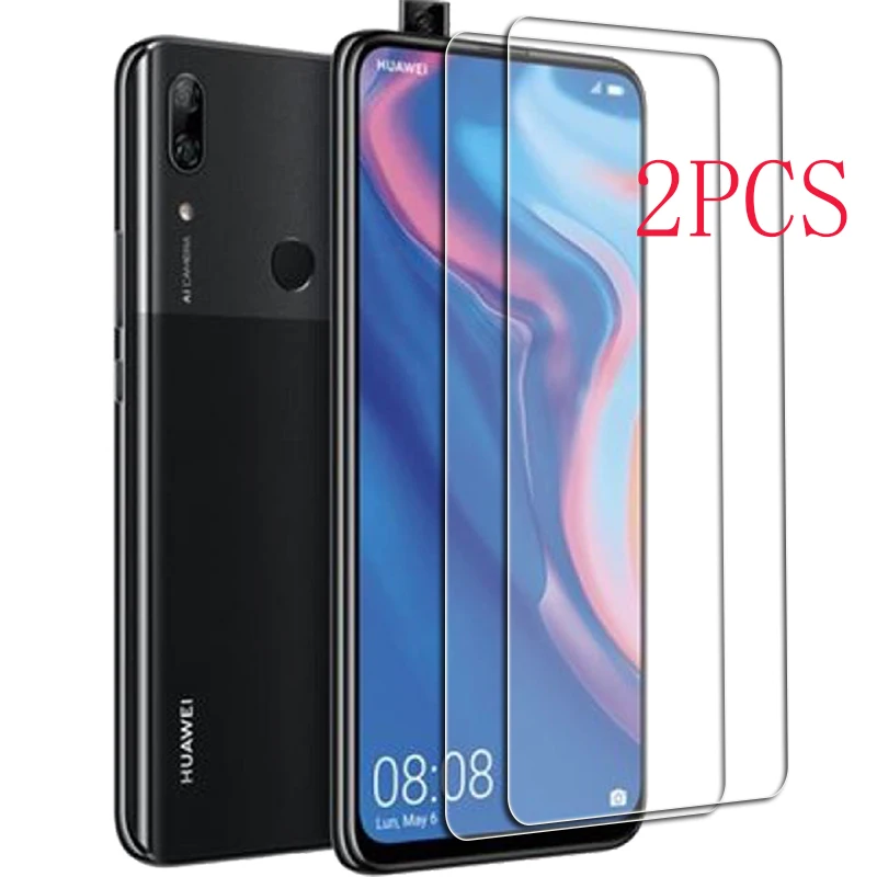 Para Huawei P Smart Z Protector de vidrio templado en STK-LX1 6,59 pulgadas Protector de pantalla película de cubierta de teléfono