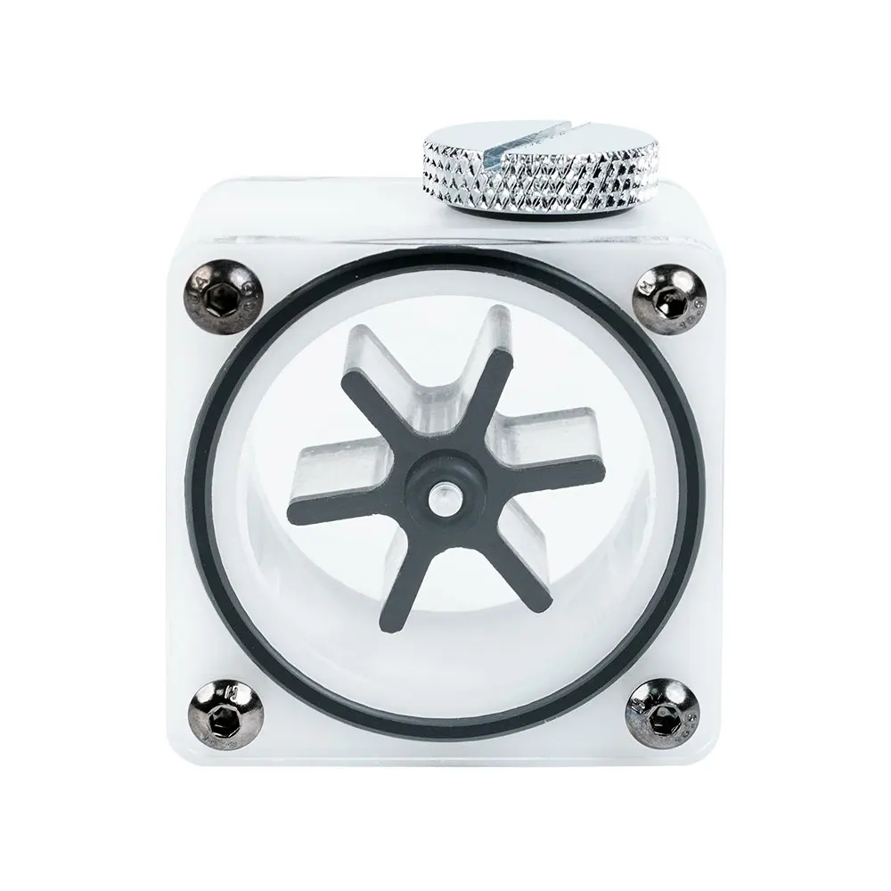 Flujo de agua blanco y negro, rosca G1/4 ''x3, flor POM de refrigeración por agua, accesorio de refrigeración por ordenador, envío directo - imagen 5