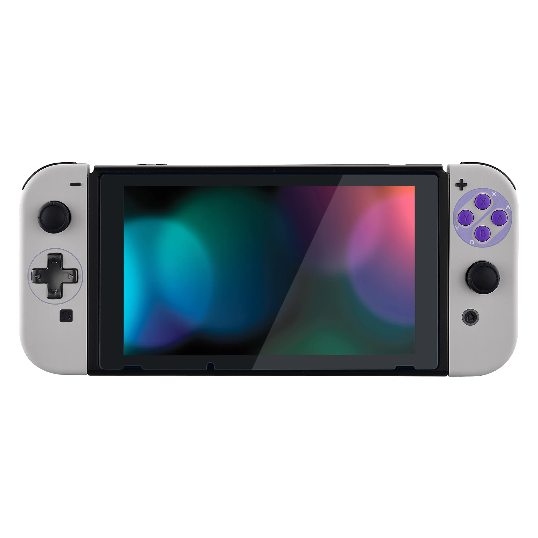 Carcasa eXtremeRate con botones completos para Nintendo Switch JoyCon y OLED JoyCon - Estilo clásico SNES - imagen 5