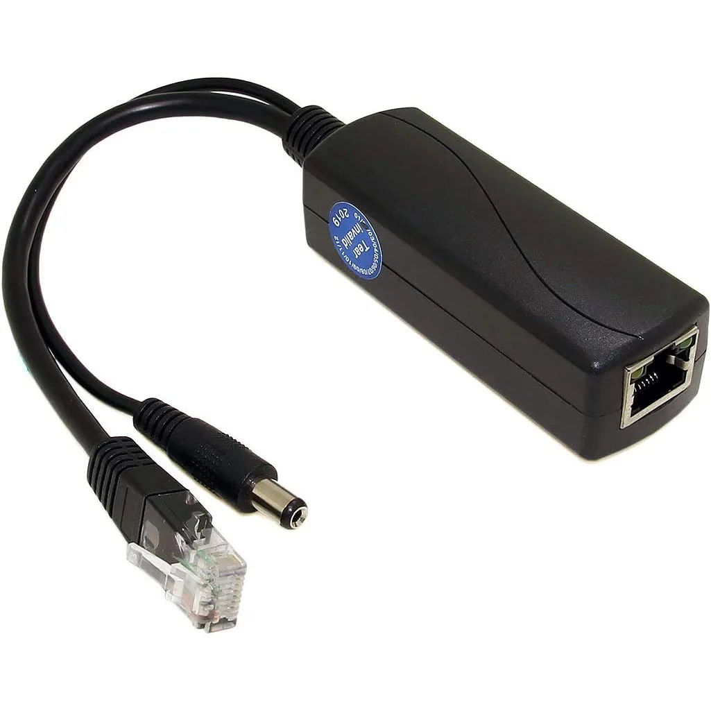 Adaptador de conectores POE de 48V a 12V, Cable divisor, fuente de alimentación del inyector para Huawei para Hikvision