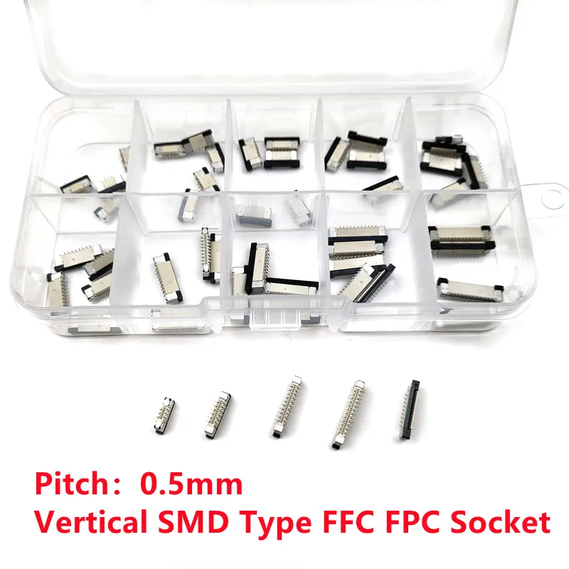 Conector Cable Plano FFC FPC Vertical 0.5mm 4-30P