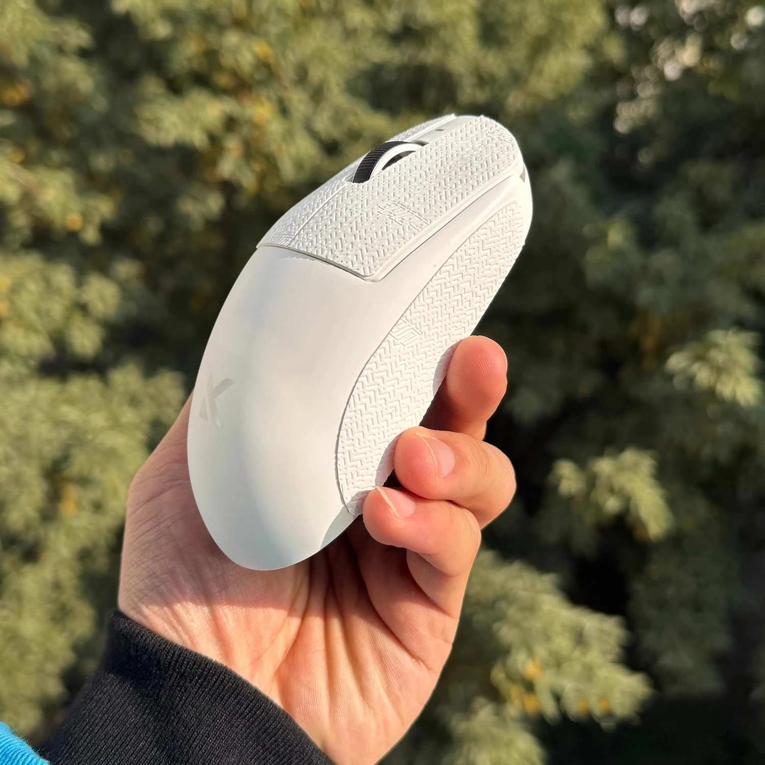 1 pegatina antideslizante para ratón ultrafino para MCHOSE A7/A7 PRO ULTRA, cinta antisudor, textura ultrafina de copo de nieve y lagarto - imagen 2