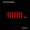 Red PTFE 21dots