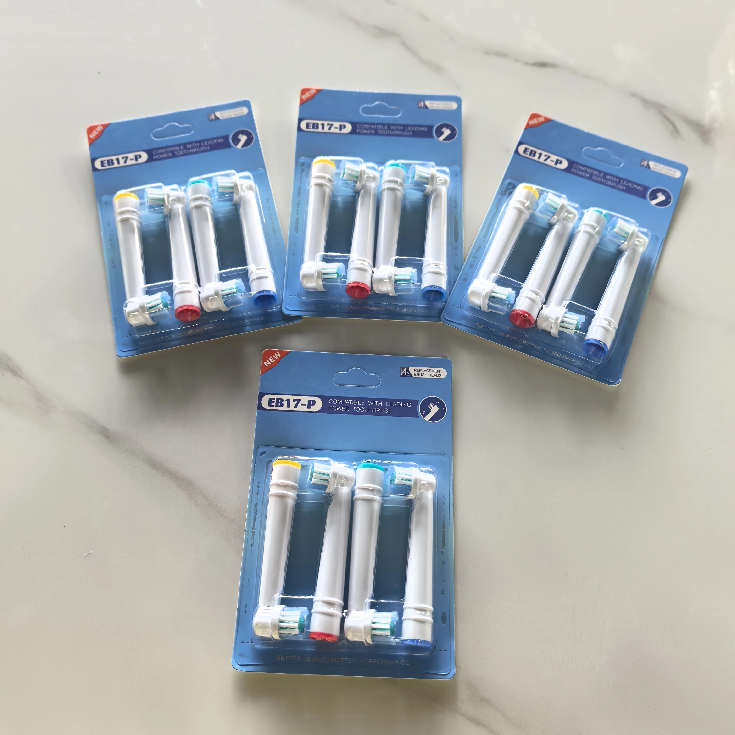 Juego de 20/16/4 Uds. De cabezal de cepillo de dientes eléctrico de EB17-P de repuesto para cepillo de dientes Oral B PRO Series, excepto modelos sónicos y pulsonicos - imagen 2