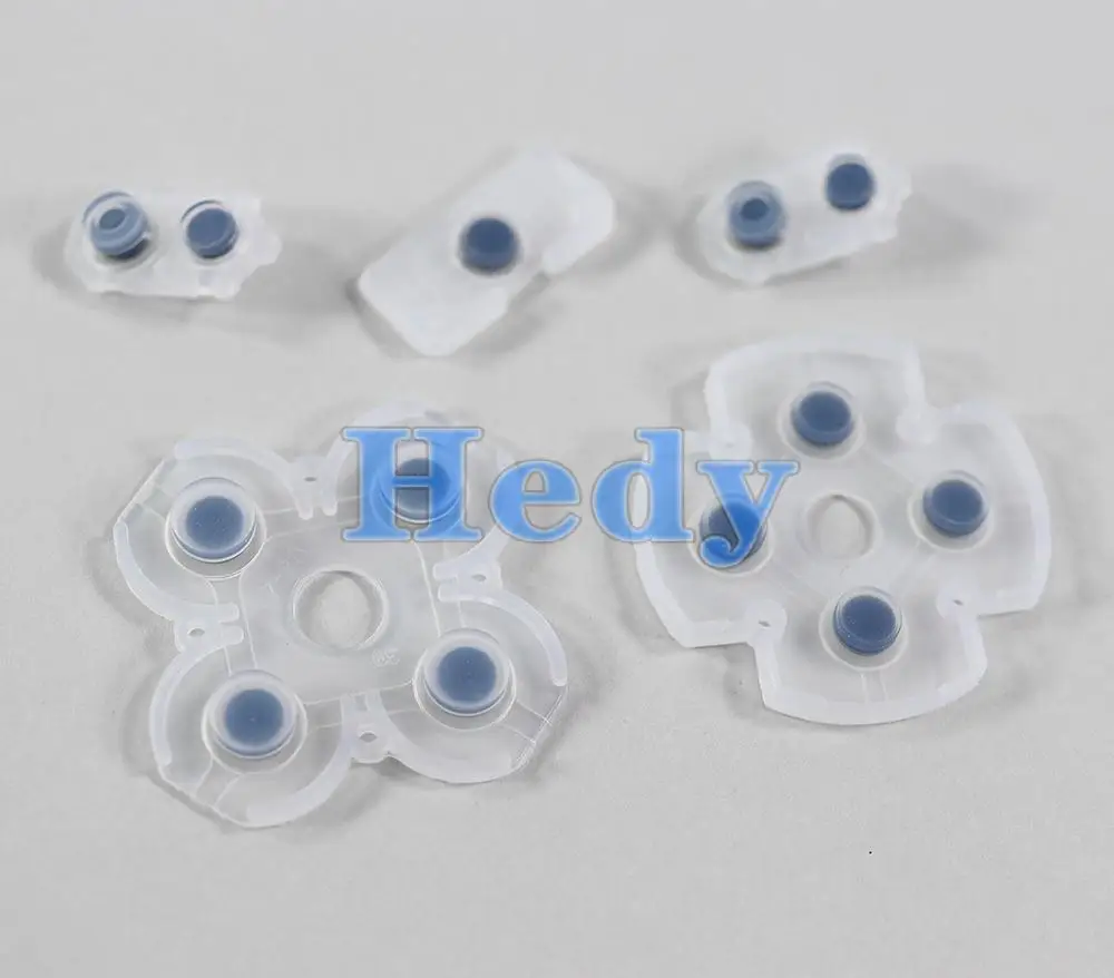5 Juegos de teclados de botón adhesivos conductores de goma para Sony PlayStation 4 PS4 JDS 050 JDM-055 controlador Gamepad - imagen 4