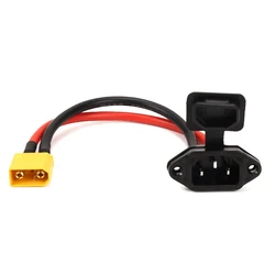 Macho/hembra XT60 a toma de corriente de 3 pines XT60 batería conector de Cable de carga de coche nueva energía Cable de carga de bicicleta eléctrica