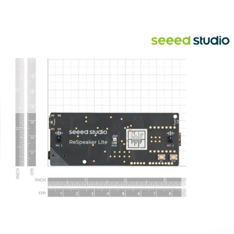 ReSpeaker Lite Voice Assistant Kit, ESPHome Assistant, 2 microfoonarray met XIAO ESP32S3 voorgesoldeerde, mono-gesloten luidspreker - imagen 5