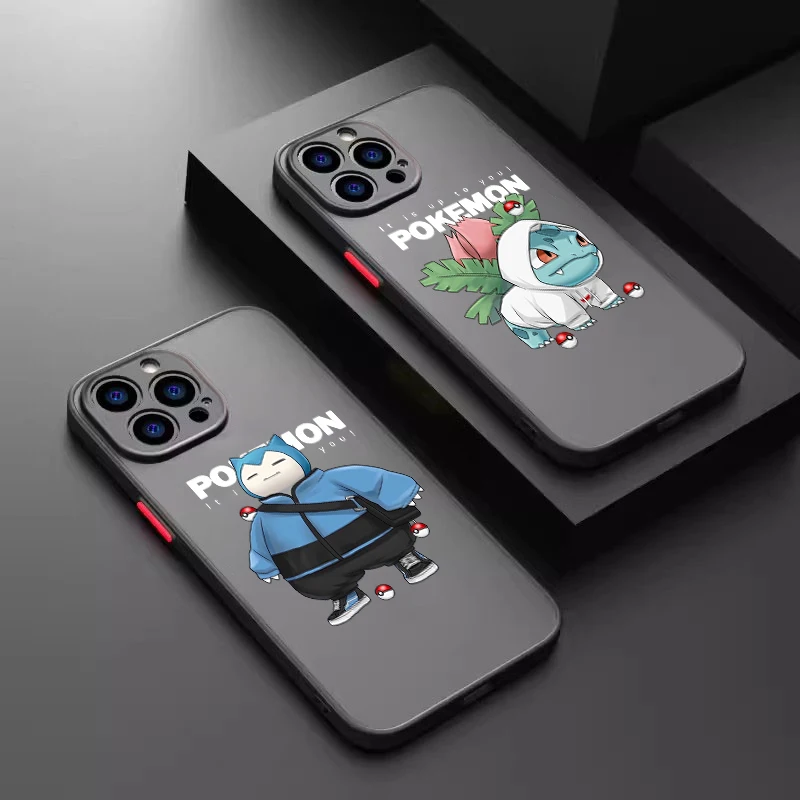 Funda de teléfono translúcida esmerilada para Apple iPhone 16, 15, 14, 13, 12, 11, XS, XR, X Pro Max, Mini