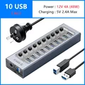 10 USB and AU Plug