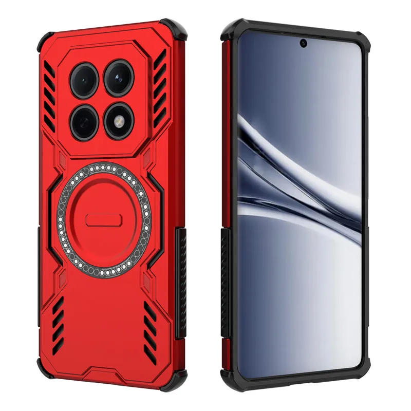 Para Xiaomi Redmi Note 15 5G funda Redmi Note 15 5G China funda magnética de carga inalámbrica fundas protectoras para teléfono Note 15 Pro Plus - imagen 5