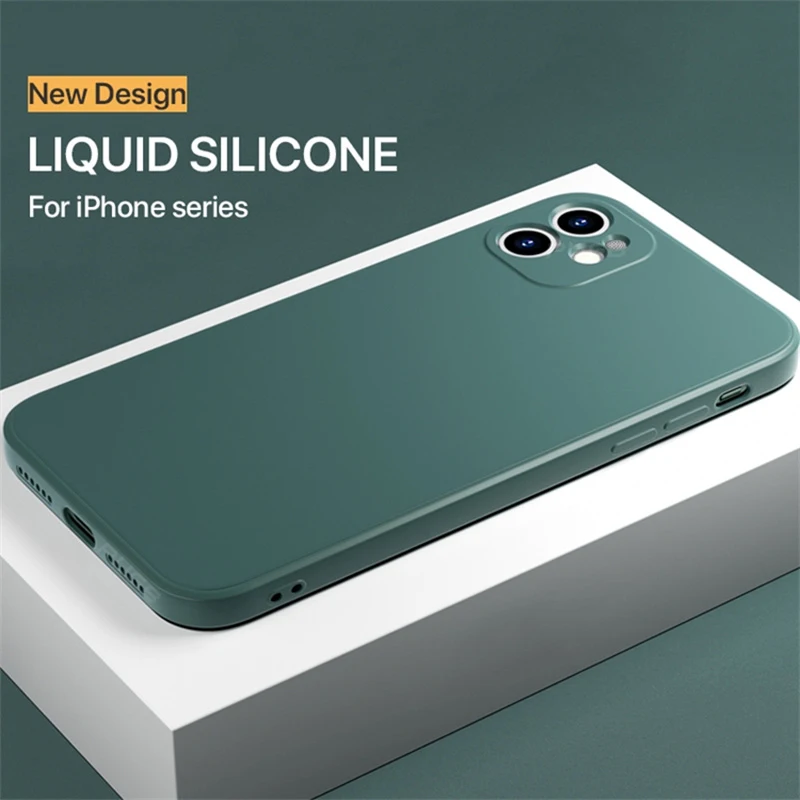 iPhone Funda Silicona Líquida Lujo Antigolpes - imagen 3