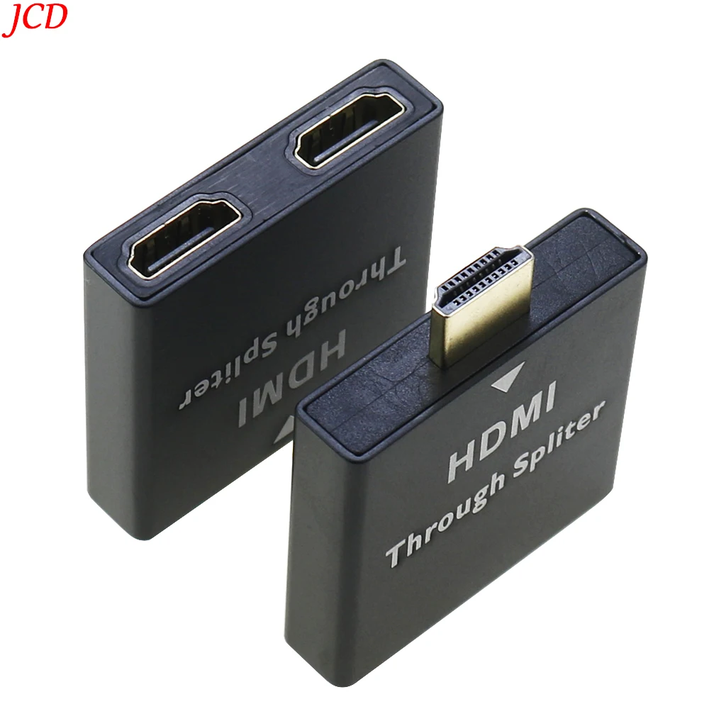 Divisor piezas HDMI 1 en 2, salida de alta definición de 1080P, misma pantalla de sincronización de Audio y vídeo, Plug And Play 1 en 2