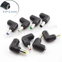 Adaptador de alimentación CC hembra 5,5 x 2,1 mm acodado a 90°
