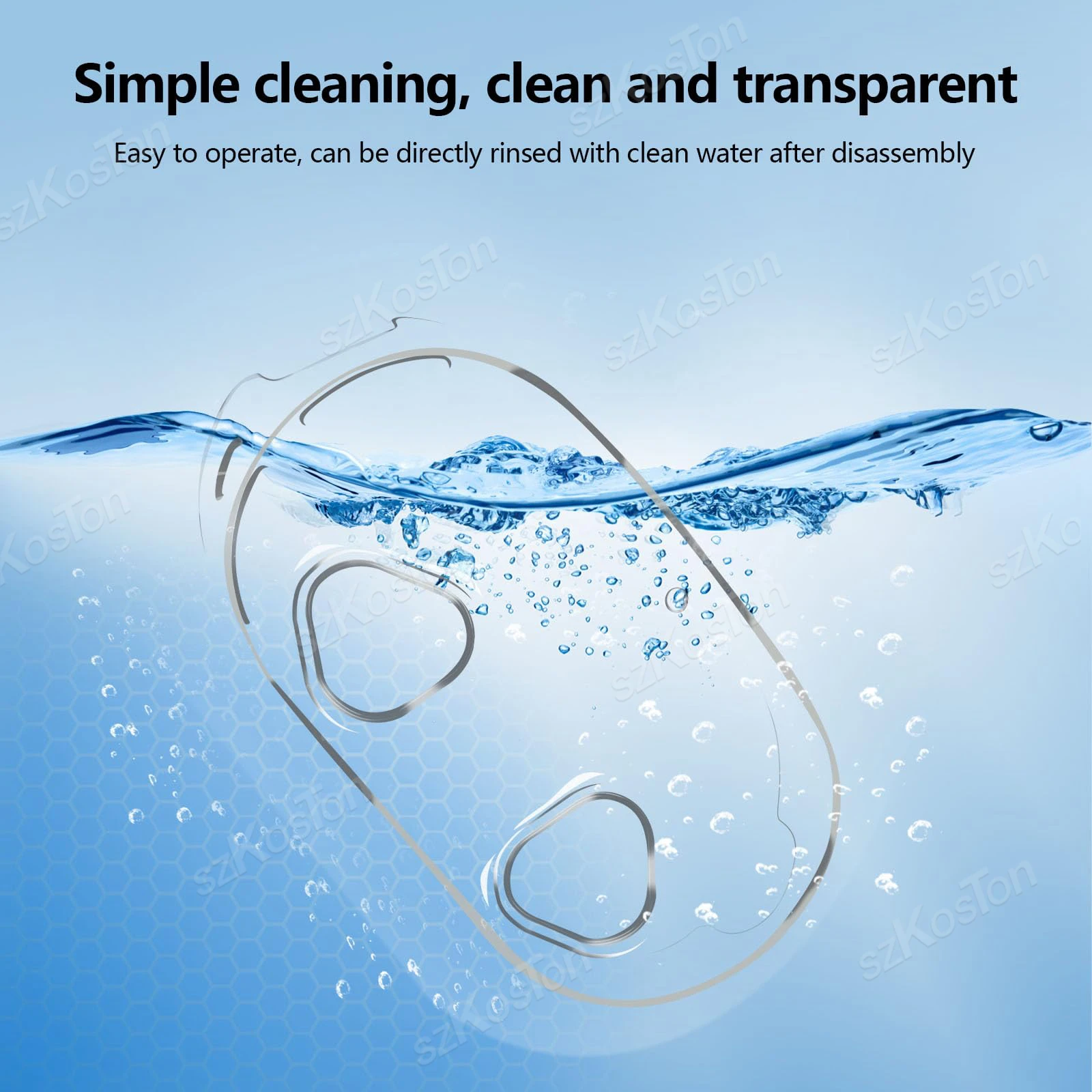 Funda protectora transparente para auriculares Meta Quest 3S VR, carcasa transparente antiarañazos a prueba de golpes para accesorios Meta Quest 3S - imagen 5