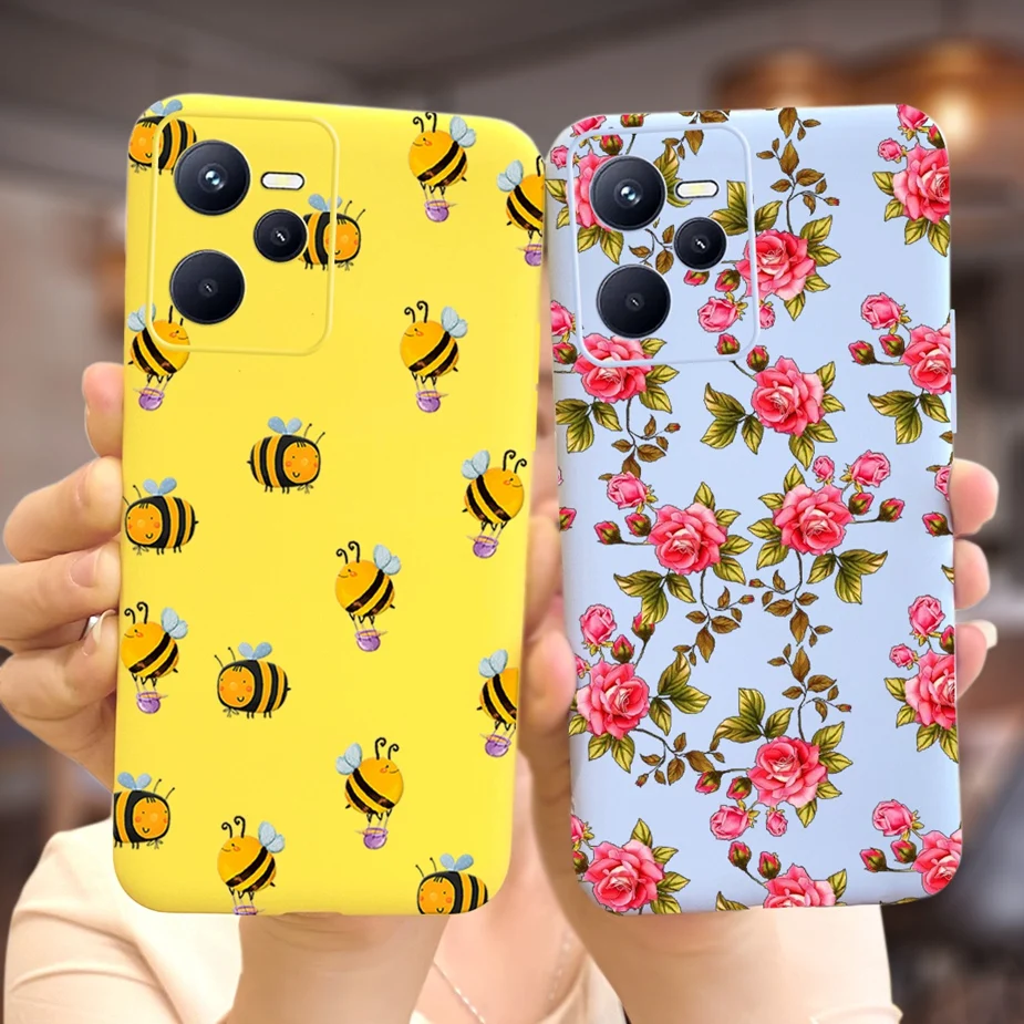Funda de silicona suave para móvil, carcasa trasera con flores hermosas para Realme C35, RMX3511, Oppo Realme C35 C 35 RealmeC35 - imagen 5