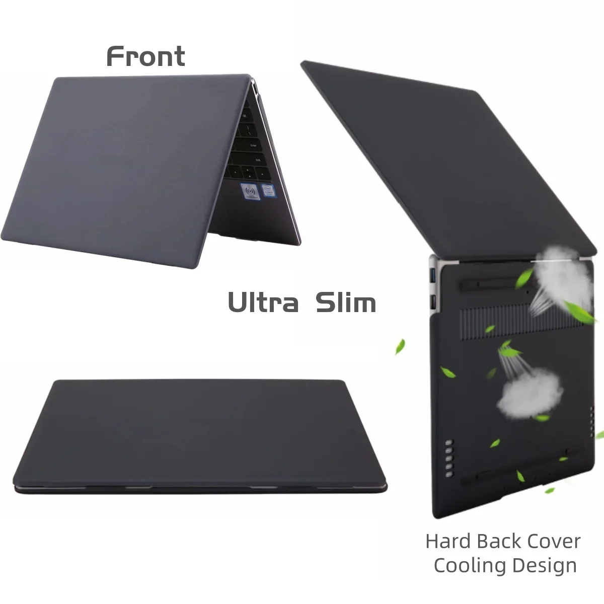 Funda rígida esmerilada para Huawei MateBook D14 D15 D16 X Pro MagicBook X14 X15 funda protectora delgada resistente a los arañazos - imagen 4