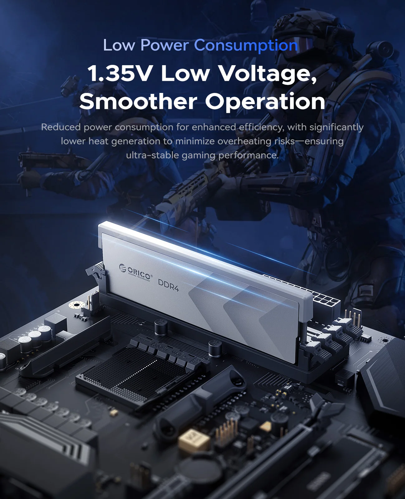 ORICO DDR4 RAM 32GB 3200MHz 3600MHz CL18-22-22-42 1,35V 3200MHz CL16-20-20-40 Intel AMD memoria de ordenador de escritorio para juegos - imagen 5